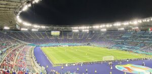 The Stadio Olimpico during EURO 2020 e1699952019963 300x146 - サッカーイタリア代表 メンバー・フォーメーション<h4>（直近の試合結果・スタメン・その他スタッツ）</h4>